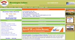 Desktop Screenshot of bloomindians.com