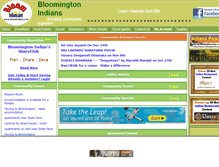 Tablet Screenshot of bloomindians.com
